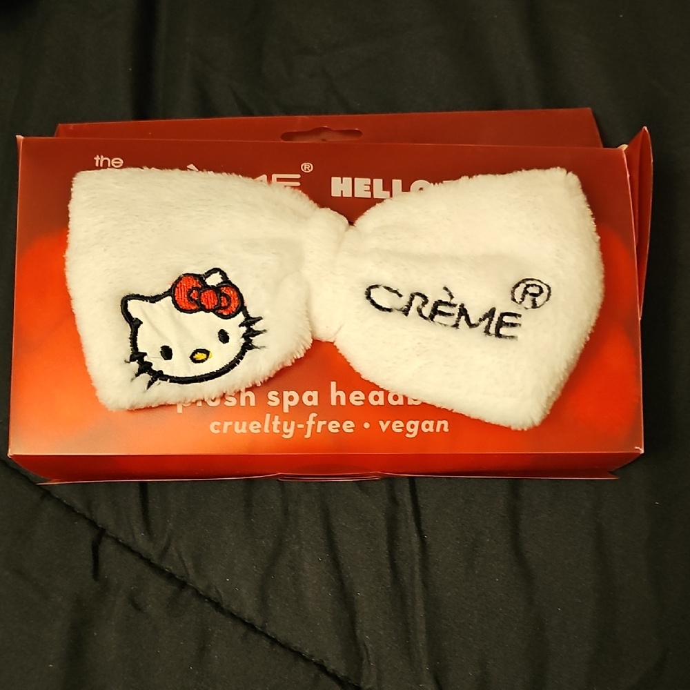 Hello Kitty White and Red Plush Headband